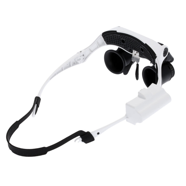 Lente d’ingrandimento da testa con LED e 4 lenti 10X-25X - immagine 4