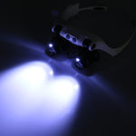 Lente d’ingrandimento da testa con LED e 4 lenti 10X-25X - immagine 9