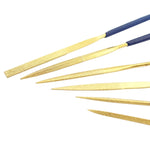 Set 10 lime per placcatura in oro 3x140 mm