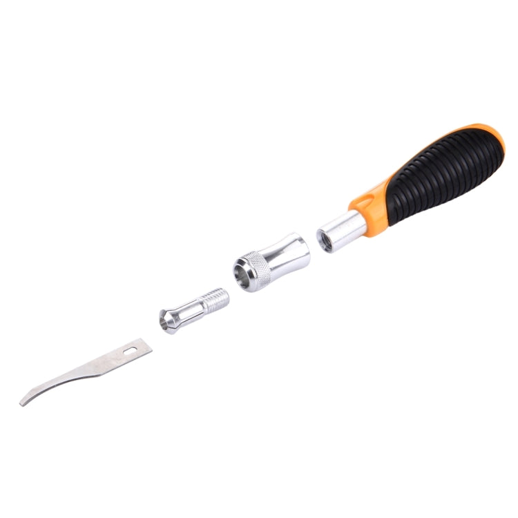 Kit coltello da intaglio con 13 lame SK5 15,5 cm
