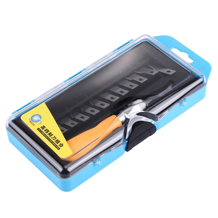 Kit coltello da intaglio con 13 lame SK5 15,5 cm