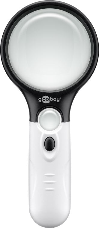Lente d’ingrandimento LED Goobay 2x e 12x in vetro ottico