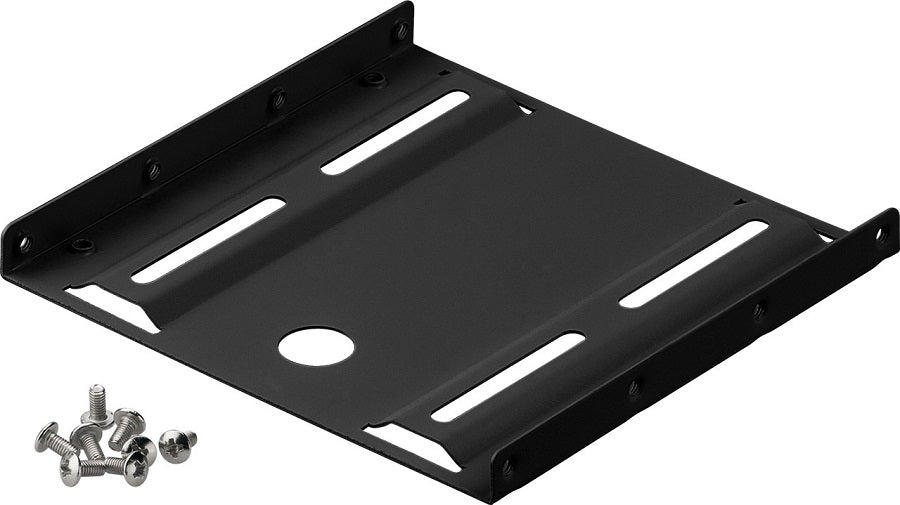 Telaio di installazione per hard disk o SSD da 2,5" a 3,5" nero