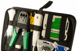 Set strumenti rete tester cavi RJ45 145 pezzi Iso Trade