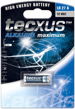 Batteria al manganese alcalino A27 LR27 12V Tecxus