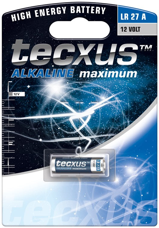 Batteria al manganese alcalino A27 LR27 12V Tecxus