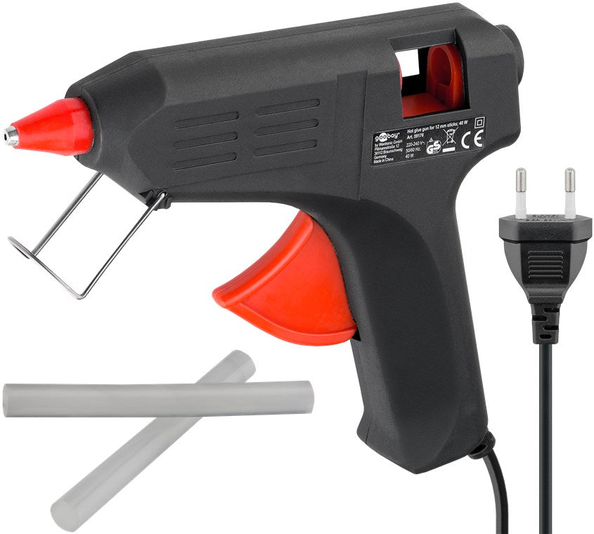 Pistola per colla a caldo 20W diametro stick 11-12mm Goobay