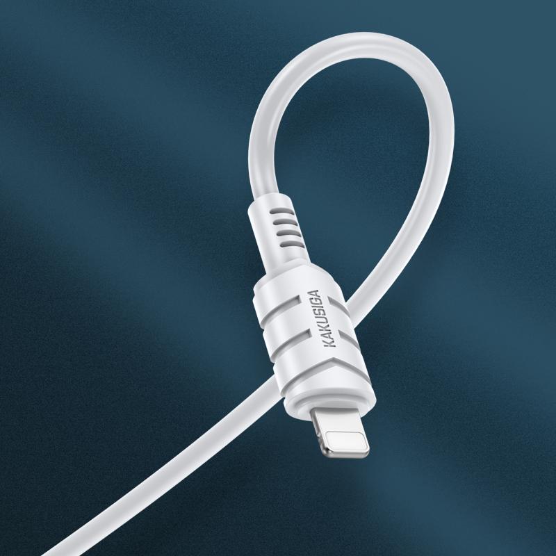 Cavo per ricarica e sincronizzazione Lightning 2m 2.4A bianco KSC-716 F2460
