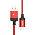 Cavo per ricarica e sincronizzazione USB Lightning rosso 2m KSC-698 6921042121383 F3085