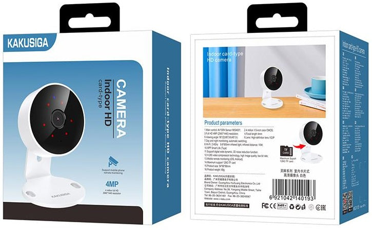 Telecamera Wi-Fi Kakusiga 4MP Full HD con microfono bidirezionale - immagine 5