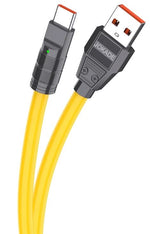 Cavo per ricarica USB Type-C giallo JA026 6921042130262 F4365