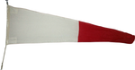 Bandiera triangolare segnalazione nautica interrogativa 56x190cm