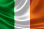 Bandiera Irlanda 135x80cm tessuto non scolorente con occhielli