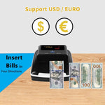 Rilevatore di denaro portatile AL-130 per euro e USD