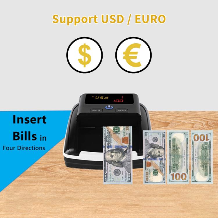 Rilevatore di denaro portatile AL-130 per euro e USD