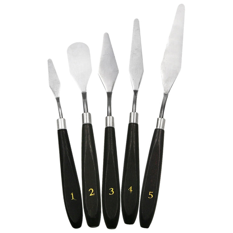 Raschietto in acciaio inox per pittura 5 in 1
