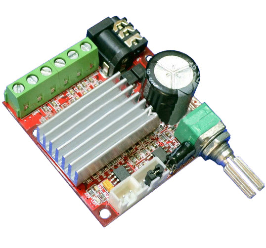 Amplificatore audio LCDN210 15W+15W, alimentazione 10-18V DC
