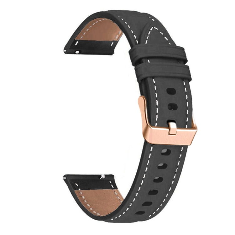 Cinturino in pelle 18mm per Garmin Forerunner 265S 255S Venu 2S