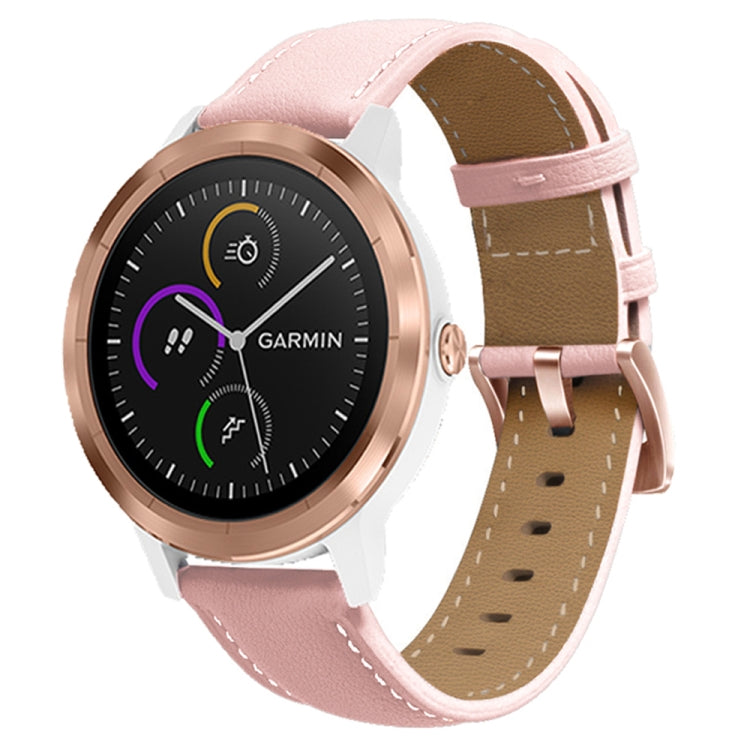 Cinturino in pelle 18mm per Garmin Forerunner 265S 255S Venu 2S