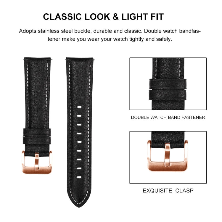 Cinturino in pelle 18mm per Garmin Forerunner 265S 255S Venu 2S