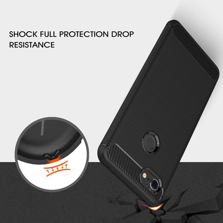 Custodia TPU fibra carbonio per Google Pixel 3 XL