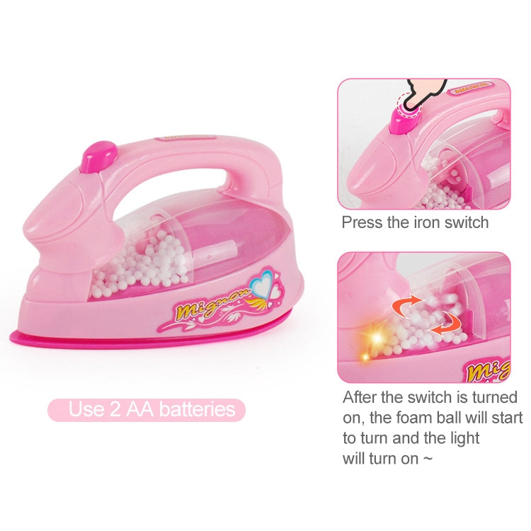Mini ferro da stiro elettrico giocattolo per bambini