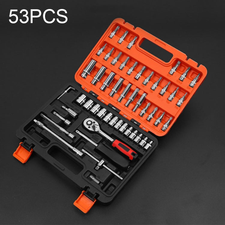 Set chiavi a cricchetto multifunzione 53 in 1 in acciaio