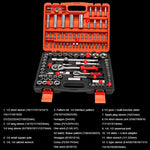 Set chiavi a cricchetto 108 in 1 in acciaio cromo vanadio