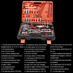 Set chiavi a cricchetto 150 in 1 in acciaio CR-V