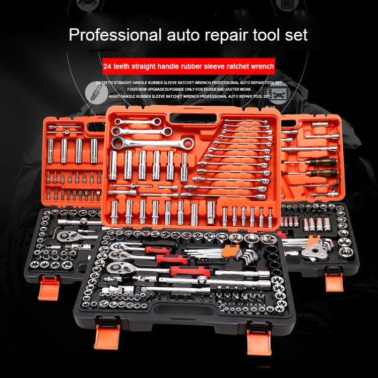 Set chiavi a cricchetto 150 in 1 in acciaio CR-V