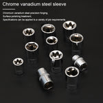 Set chiavi a cricchetto 150 in 1 in acciaio CR-V