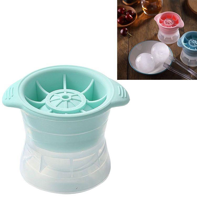 Stampo in silicone per ghiaccio sferico con coperchio