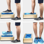 Macchina automatica copriscarpe usa e getta oro