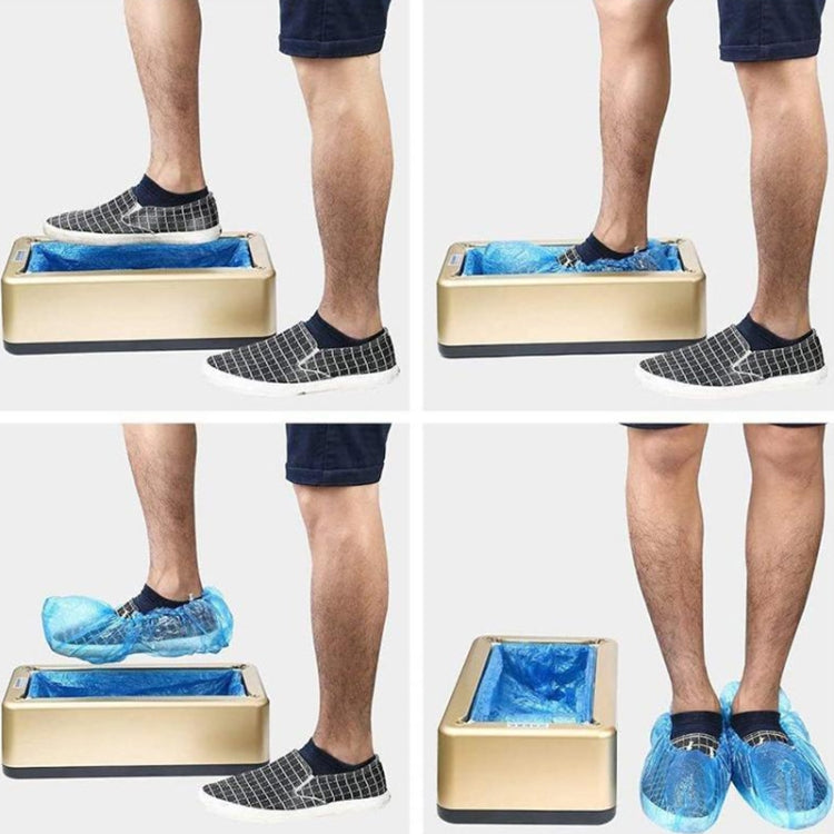 Macchina automatica copriscarpe usa e getta oro