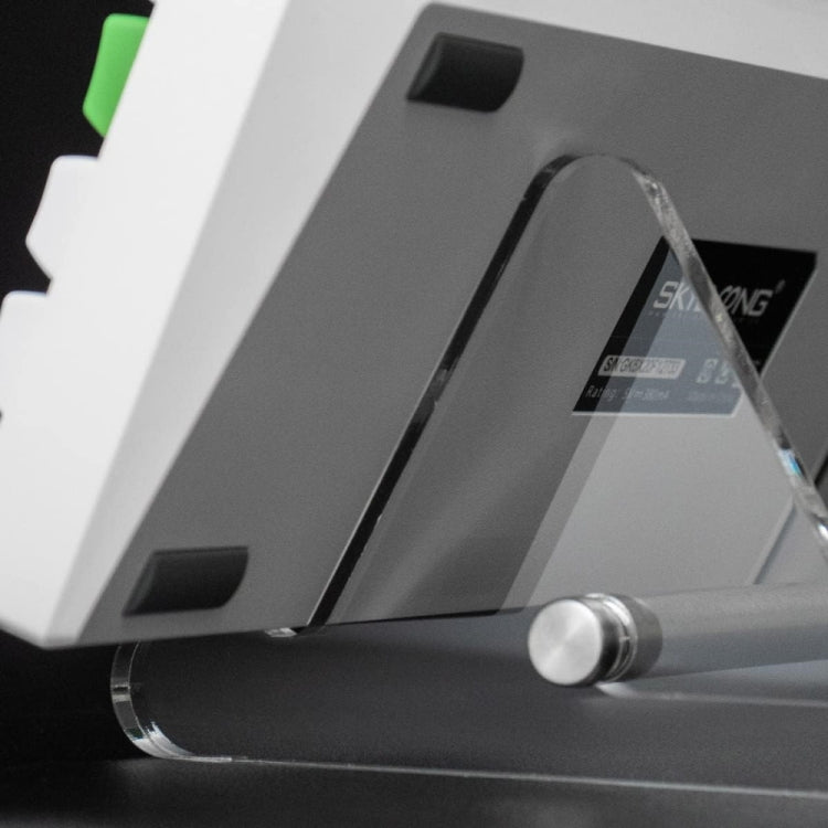 Supporto tastiera staccabile in acrilico trasparente