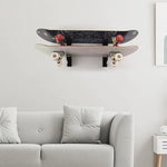Staffa montaggio a parete per skateboard in acrilico
