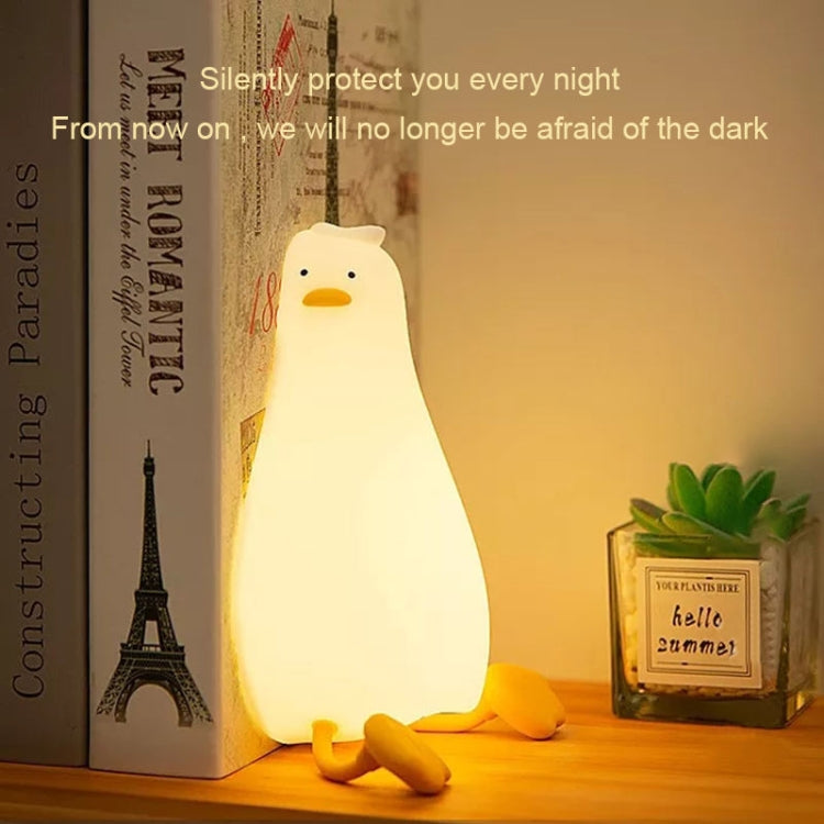 Luce notturna LED anatra in silicone con ricarica USB