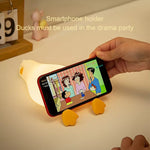 Luce notturna LED anatra in silicone con ricarica USB