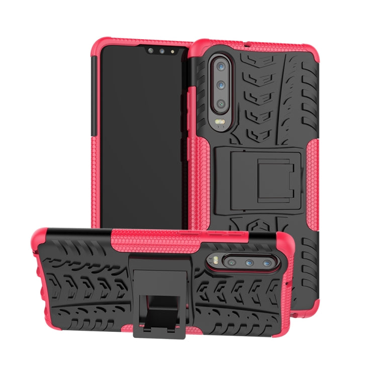 Custodia antiurto TPU+PC con supporto per Huawei P30