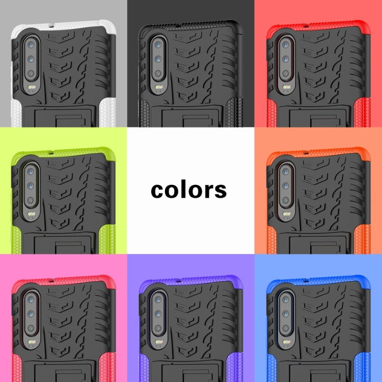 Custodia antiurto TPU+PC con supporto per Huawei P30