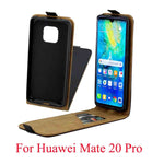 Custodia in pelle TPU con slot carte per Huawei Mate 20 Pro