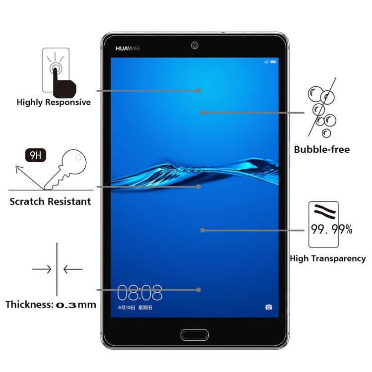 Pellicola vetro temperato per Huawei MediaPad M3 Lite 8.0