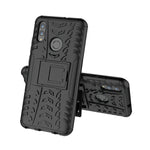 Custodia antiurto TPU+PC per Huawei P Smart 2019 con supporto