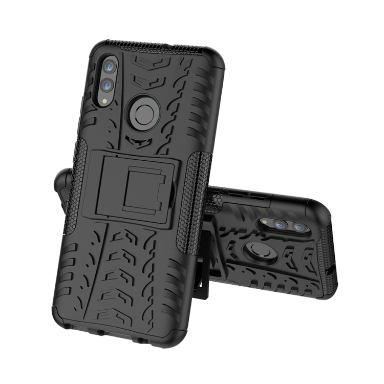 Custodia antiurto TPU+PC per Huawei P Smart 2019 con supporto