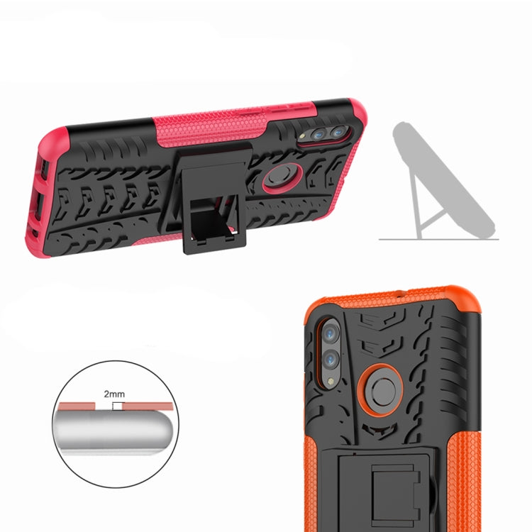 Custodia antiurto TPU+PC per Huawei P Smart 2019 con supporto