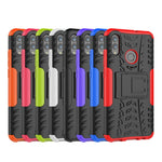 Custodia antiurto TPU+PC per Huawei P Smart 2019 con supporto