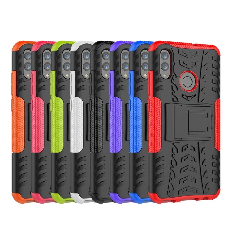Custodia antiurto TPU+PC per Huawei P Smart 2019 con supporto