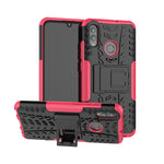 Custodia antiurto TPU+PC per Huawei P Smart 2019 con supporto