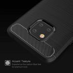 Custodia TPU fibra di carbonio per Huawei Mate 20 Pro