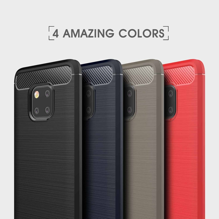 Custodia TPU fibra di carbonio per Huawei Mate 20 Pro